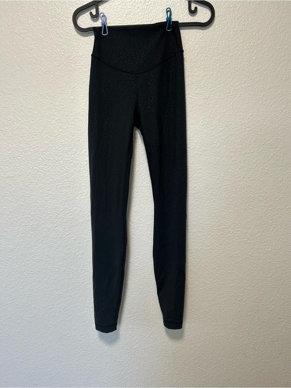 lululemon athletica Black Leopard High-Rise Align Leggings